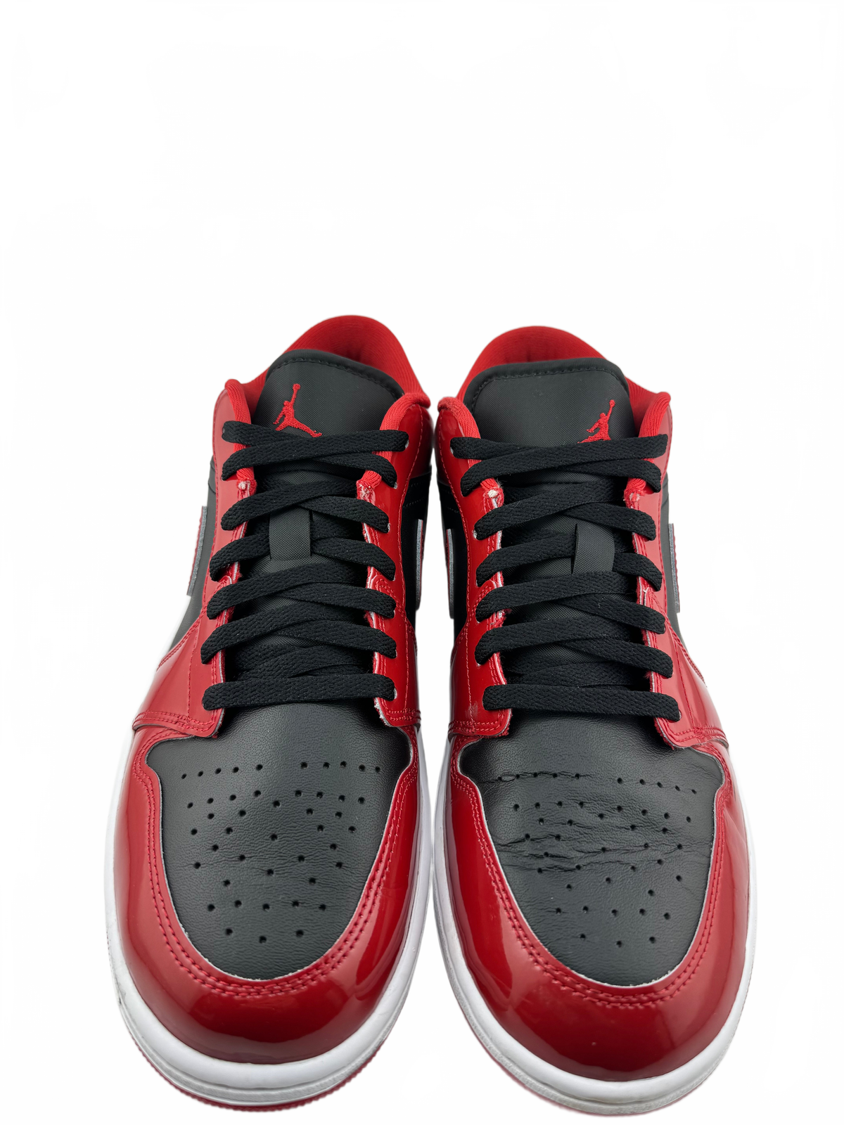 Jordan 1 Low SE Patent Varsity Red Black