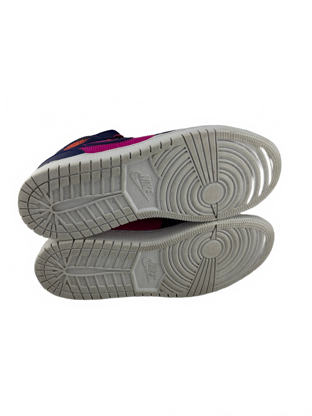 Jordan 1 Mid Fire Pink Barely Grape (GS)