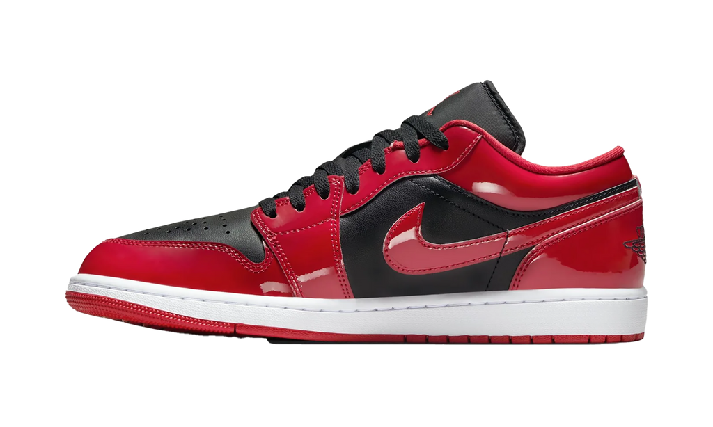 Jordan 1 Low SE Patent Varsity Red Black